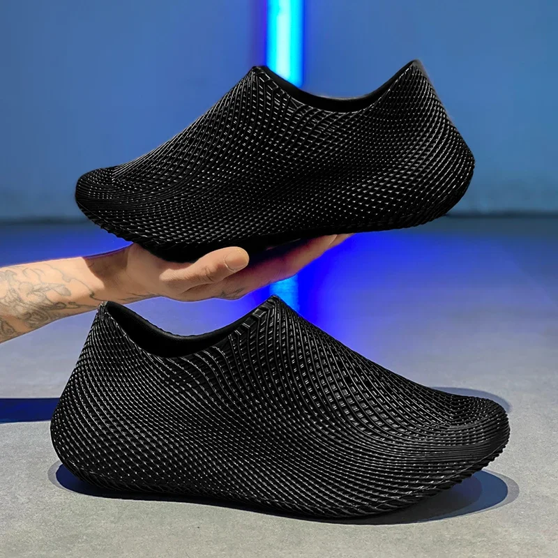 Beach Wading River Shoes Platform Sandals Outdoor Summer Thick Soles Breathable Sea Shoes Barefoot Skin Non-slip Men's Sandals