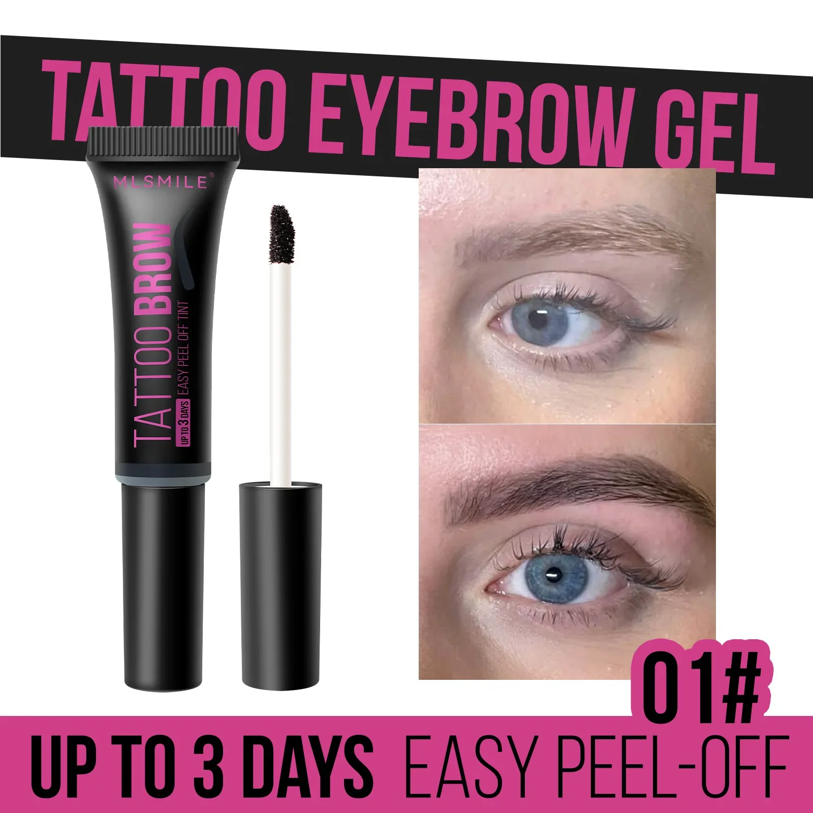 Gel para cejas, tinte Natural, crema para tatuaje, colorante, resistente al agua, larga duración, pegamento para cejas, maquillaje de cejas de secado rápido para mujeres
