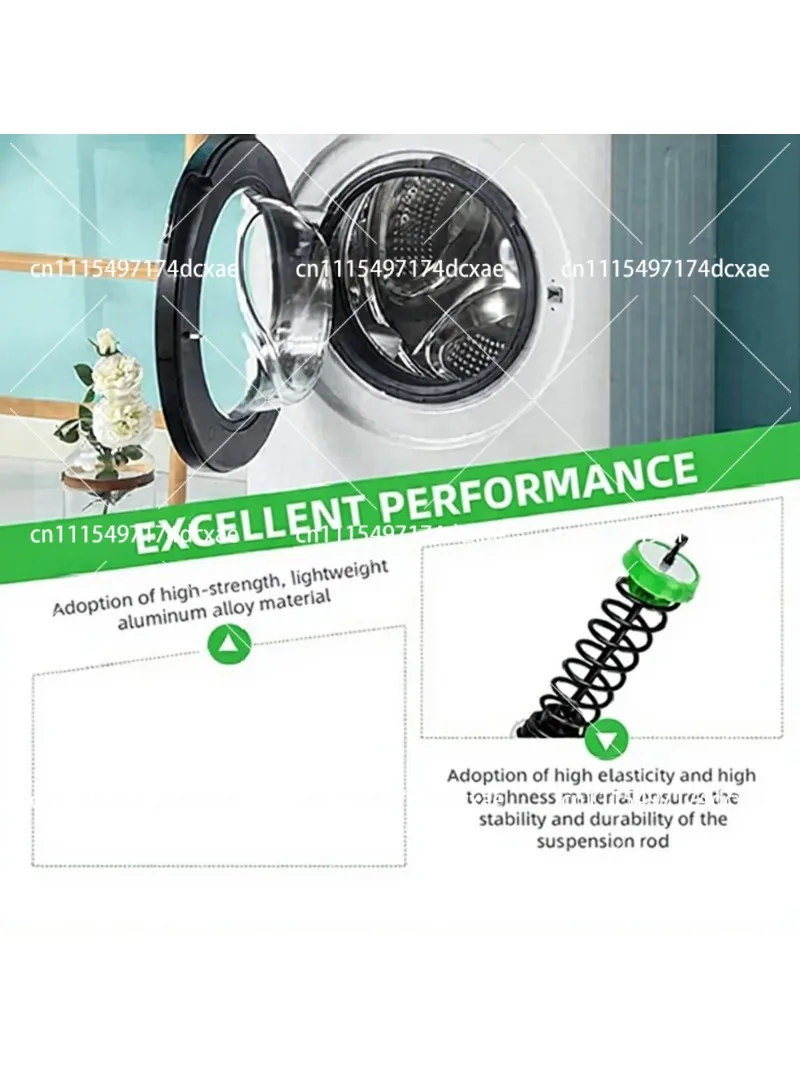 Automatic Washing Machine Shock Absorber Suspension Rod 4pcs Set Dampening Rods Washer Accessory