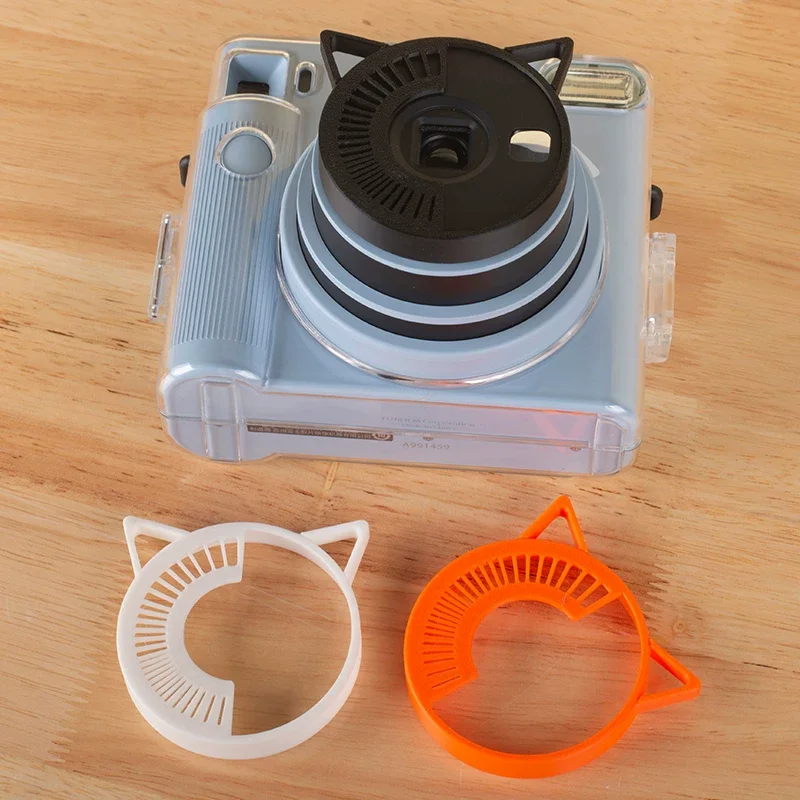 Adequado para artefato de exposição de lente de câmera de orelha de gato Fuji SQ1, artefato de exposição de 5 velocidades ajustável portátil ao ar livre