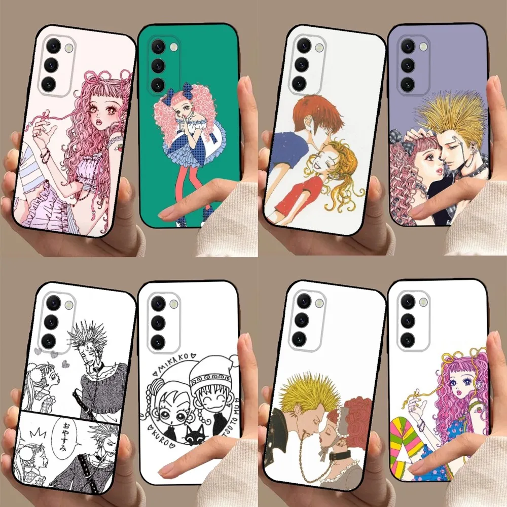 Anime P-Paradise Kiss Miwako Phone Case For Samsung Galaxy A13,A21s,A22,A31,A32,A52,A53,A71,A80,A91 Soft Black Cover