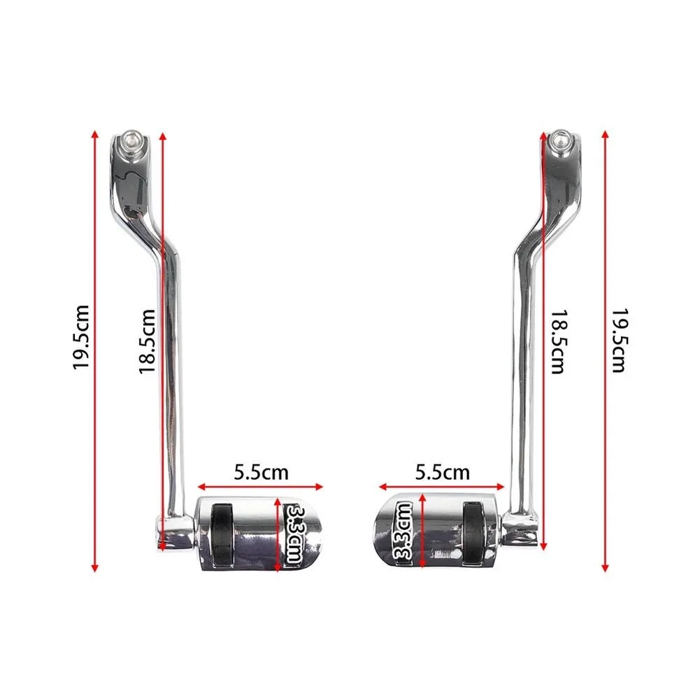 Mirror Black Forward & Heel Toe for shifter Lever Set with Foot Pegs for Softail 1986-2017 for touring 1988-2025 for trike 2008+