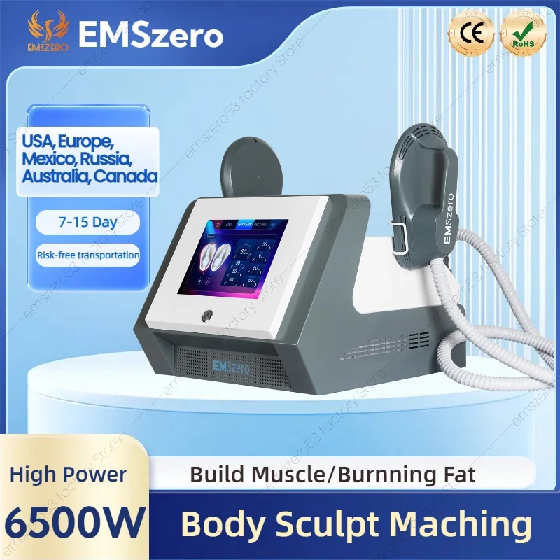 

EMSzero New EMS Sculpt Machine RF Sculpting Weight Loss 15 Electromagnetic Fat Slimming Muscle Stimulation Device Perfect Body