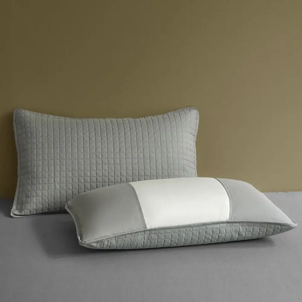 Cotton Pillow Cover Isolation layer Head oil Pillow core protection Anti Mite Sweatproof Pillow Case Protector household