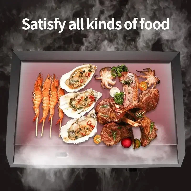 Furnace Grill Pancake Oven Sk Iron Plate Fried Rice Grilled Squid Cold Noodle Sheet Roasting Stall 000W 3