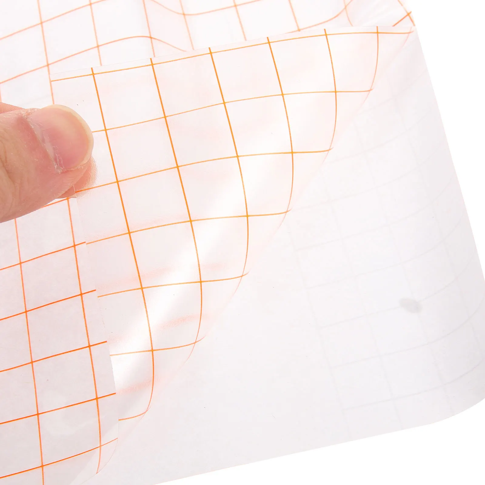 

1 Roll Pvc Positioning Film Alignment Grid Transfer Tape For Diy Vinyl Craft Decal T-Shirts Shoes Bags Caps Adhesive Application