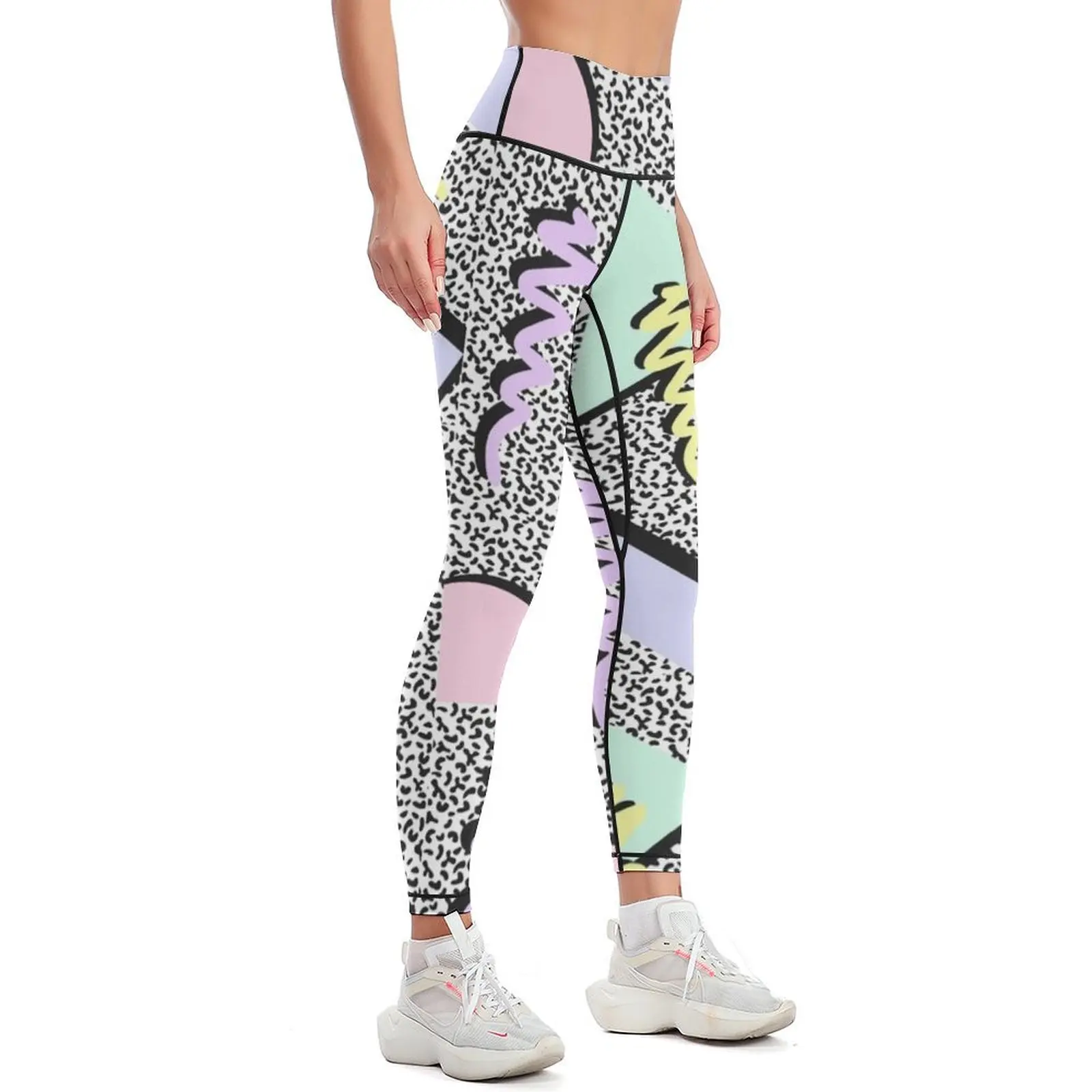 Memphis Art Pattern Leggings legging pants raises butt workout clothes for Legging sport leggins push up woman Womens Leggings