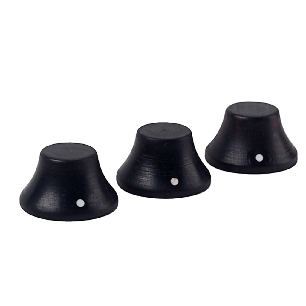 Wood guitar control knob ebony  or Beach finish tone or volume