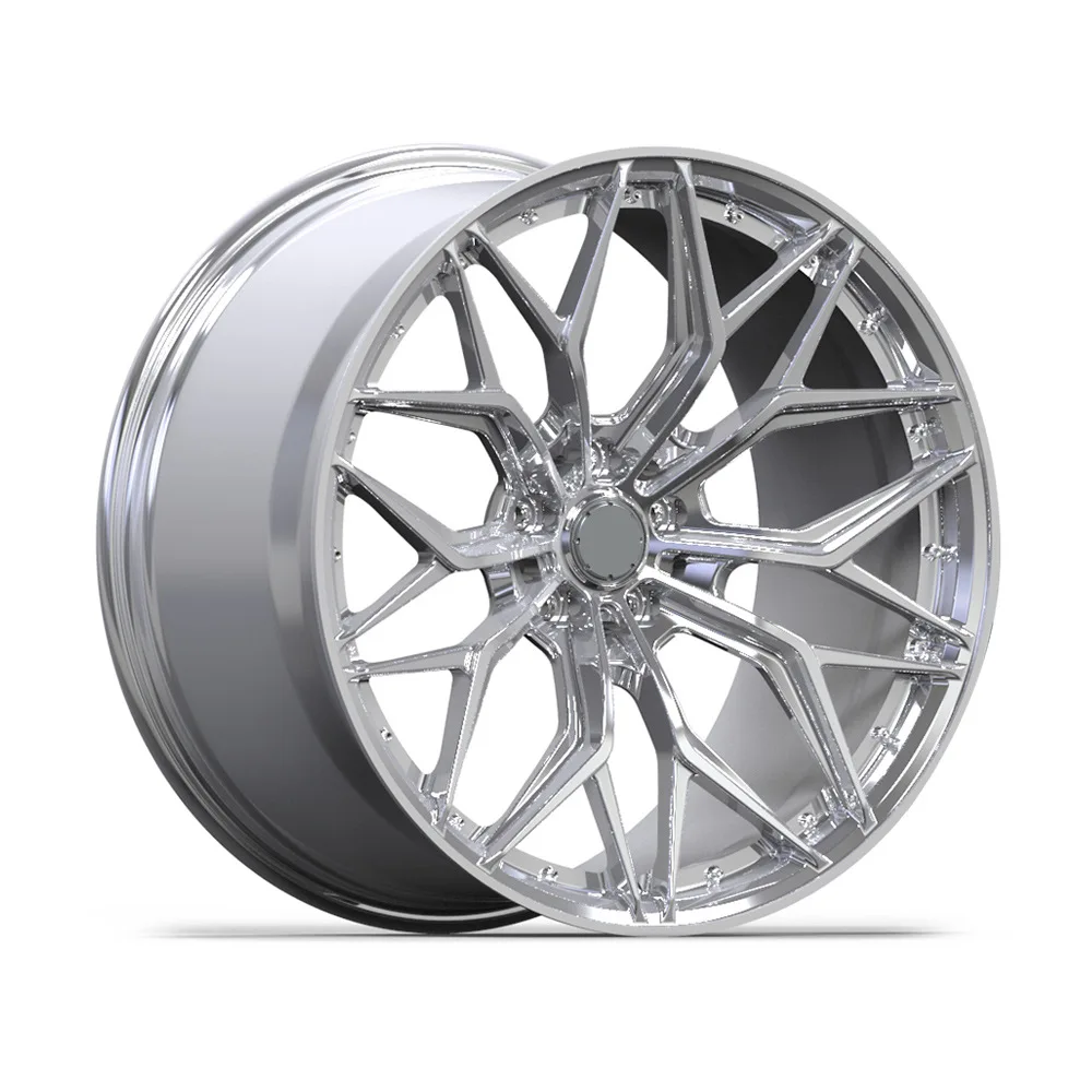 

Forged High Performance Aluminum Alloy Wheel Hub New Chrome Finish Multi Spoke Design Universal Alloy Passenger Car Wheels