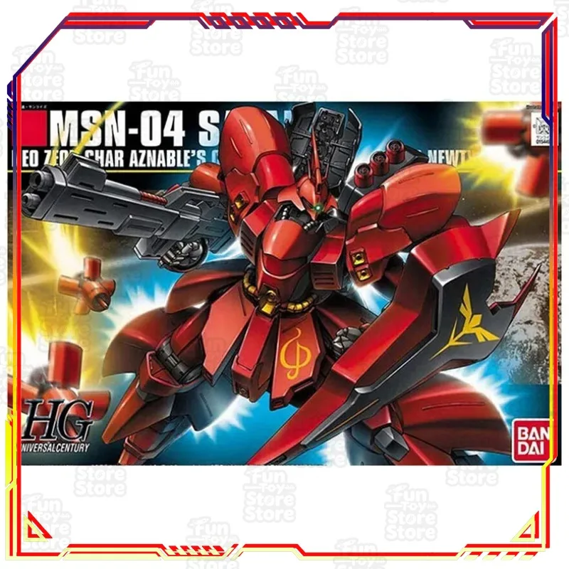 Bandai Gundam IP HGUC 1/144 The Counterattack Xia Ya Shazabi Galvanograph Model Kit Action Figure Toy for Boys Girls Kids