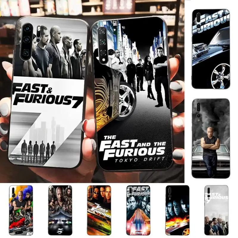 Fast and Furious Moive Phone Case For Huawei P 8 9 10 20 30 40 50 Pro Lite Psmart Honor 10 lite 70 Mate 20lite