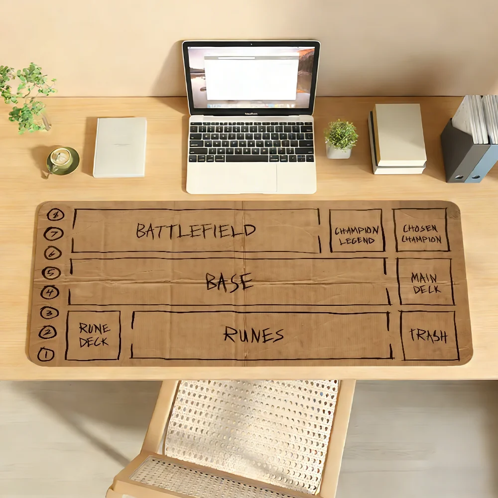 Cardboard Board Game Zone Magic Party Games Mouse Pad For Office Gaming And Keyboards Non-Slip Large Waterproof