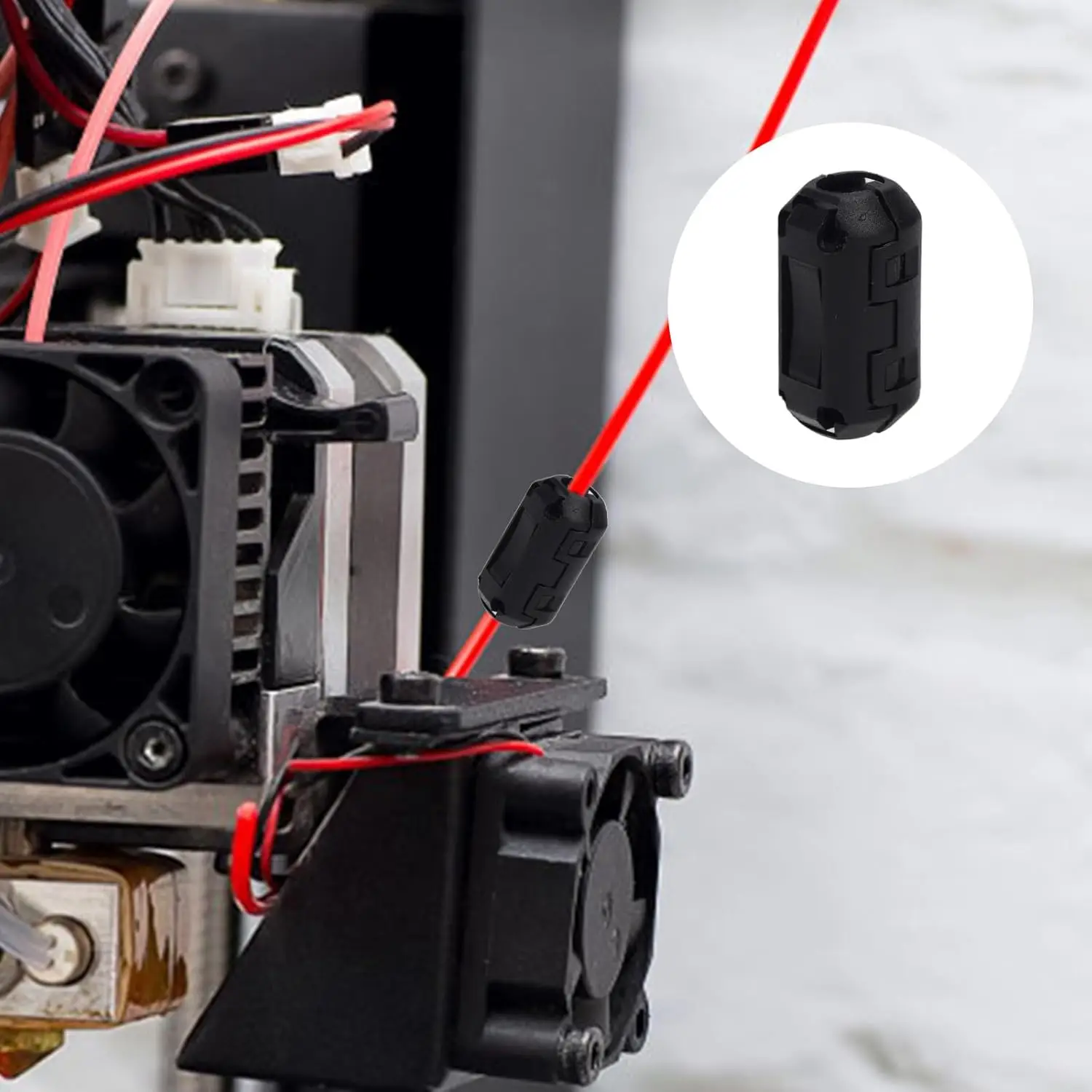 3D-Drucker-Reinigungsfilter, 1,75 mm 3 mm PLA-Filamentfilterreiniger, universelle antistatische Staubentfernung – Detail 4