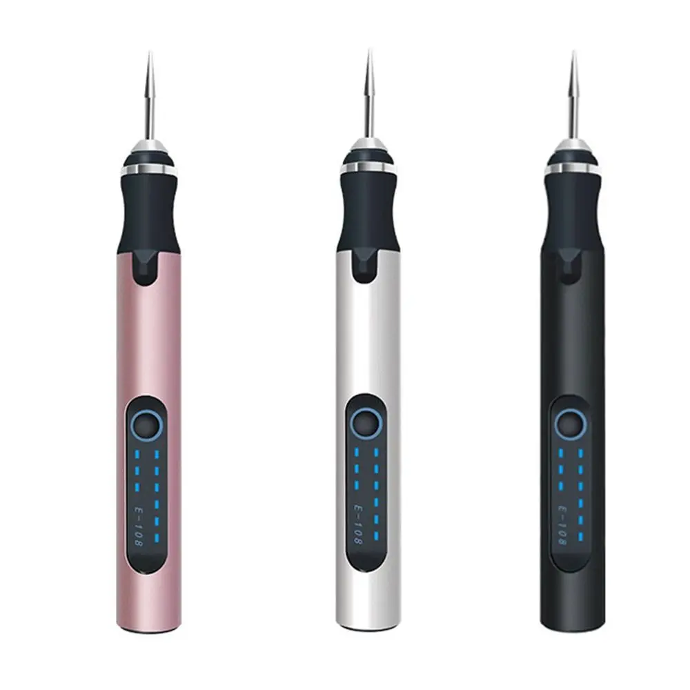 

3 Speed Regulation Engraving Pen Set Fine Carving Low Noise Small Electric Grinder Rechargeable Durable Electric Polishing Pen