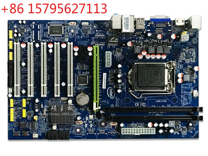 Nova Placa-Mãe H61 DVR para Computador 6314A, Controle Industrial, Monitoramento de Segurança, Placa-Mãe i7 com 5 PCI 1155