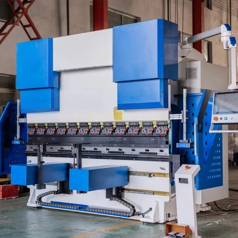 Hot Sale WE67K 80T 2500mm Fully Automatic 8-axis Pure Electric Servo Press Brake Machine Equipped Front Positioning