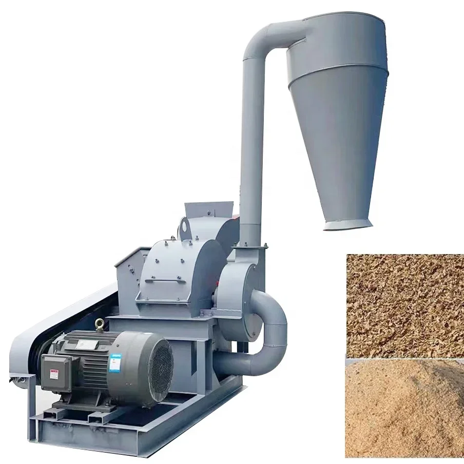 

High capacity wood shredder Industrial wood crusher making sawdust grinding machine wood crusher machine