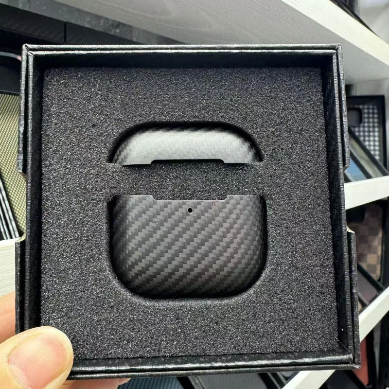 

Compatible to airpods pro4 Carbon Fiber Earphone New Protective Cover Pro 3 Second Generation 4TH Generation