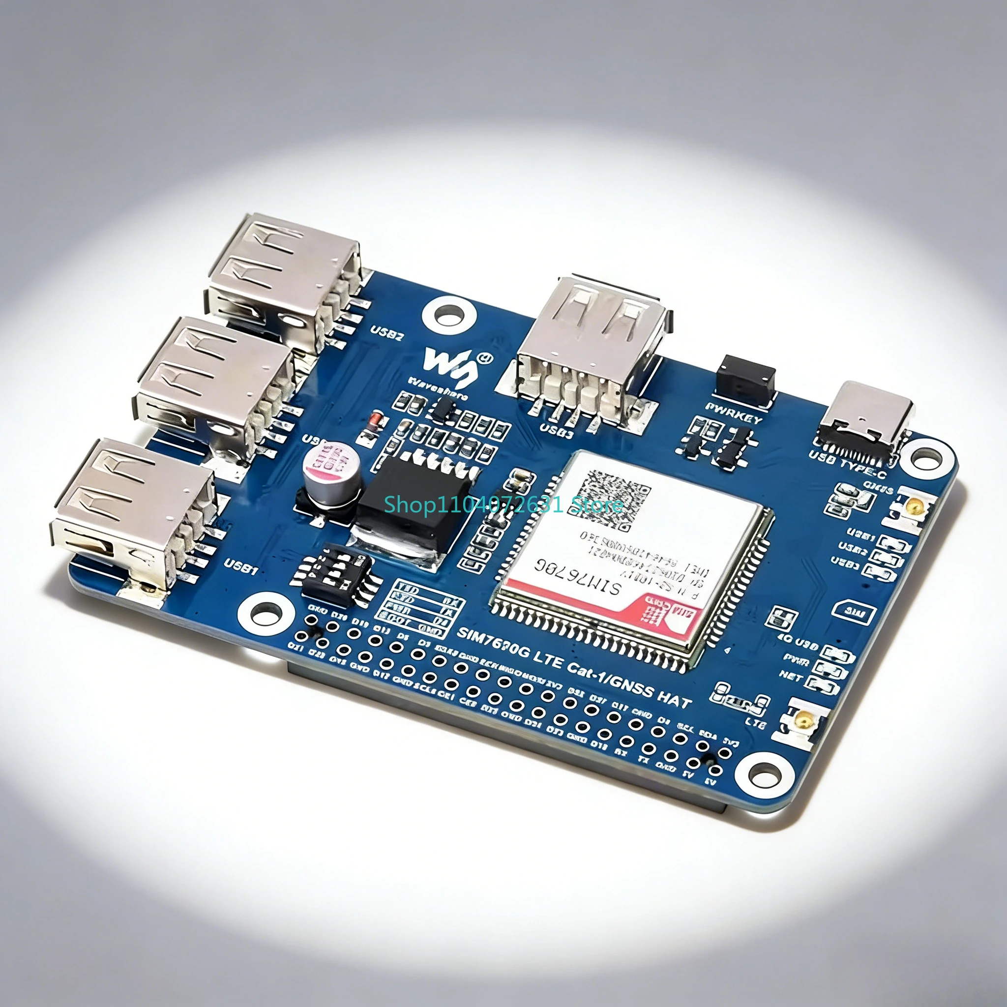 disponibile-scheda-di-sviluppo-raspberry-pi-sim7670g-4g-lte-cat-1-gnss-hat-simcom-per-raspberry-pi-5-4b-cm4