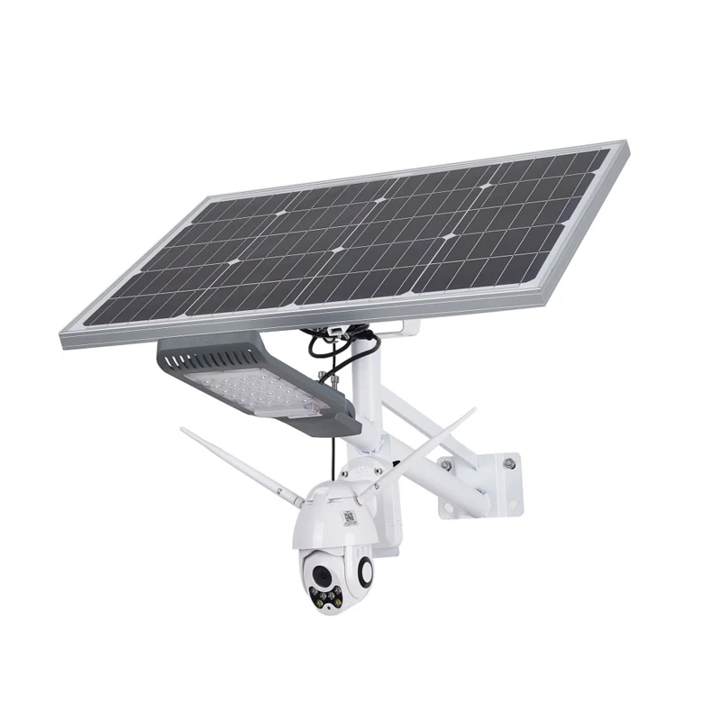 YYHCsecurity Lights Motion Outdoor Solar All in Two mit App WLAN 4G Connect Wireless CCTV Kamera LED-Straßenlaterne