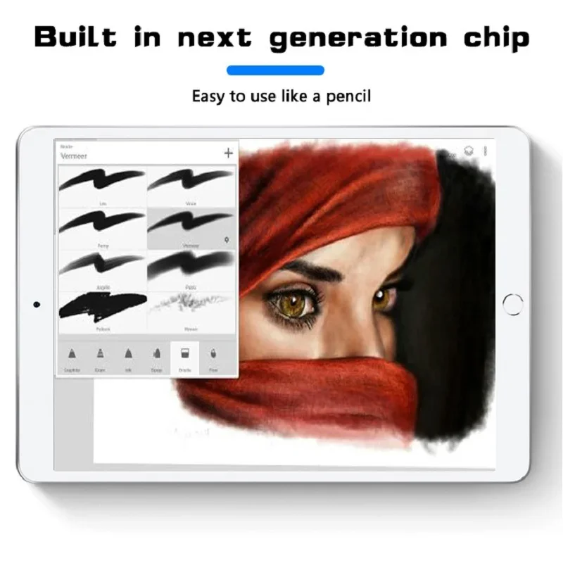 2 In 1 Stylus For Smartphone Tablet Thick Thin Drawing Capacitive Pencil Universal Android Mobile Screen Metal Note Touch Pen