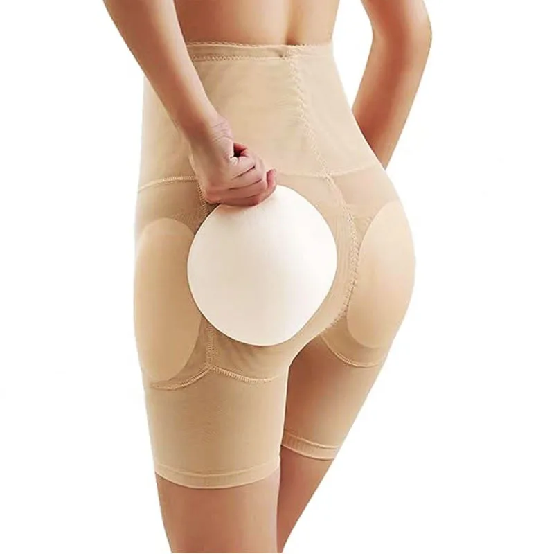 

Dimmkof Съемная подкладка Hip But Enhancer Корректирующее белье Трусики с высокой талией Подтяжка ягодиц Усилитель бедер Шорты Сетка Дышащая под