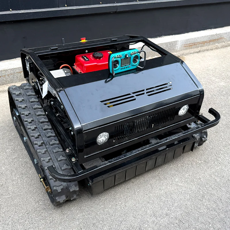 تخصيص جودة عالية وبأسعار معقولة ارتفاع حصان التحكم عن بعد جزازة العشب الزاحف إزالة الأعشاب الضارة روبوت ذاتية الدفع