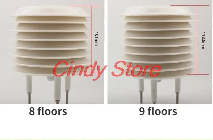 weather station shelter Round ABS Plastic Weather Louver Box for Empty Instrument Shelter Meteorological Screen Weather Station