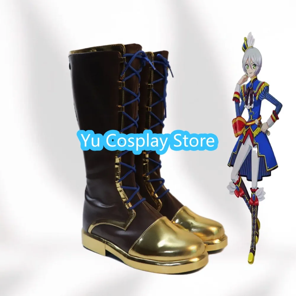 Anime Cosplay Women's Shoes Height Increasing Boots PriPara Shikyoin Hibiki Custom Carnival Anime Cosplay Props Costumes
