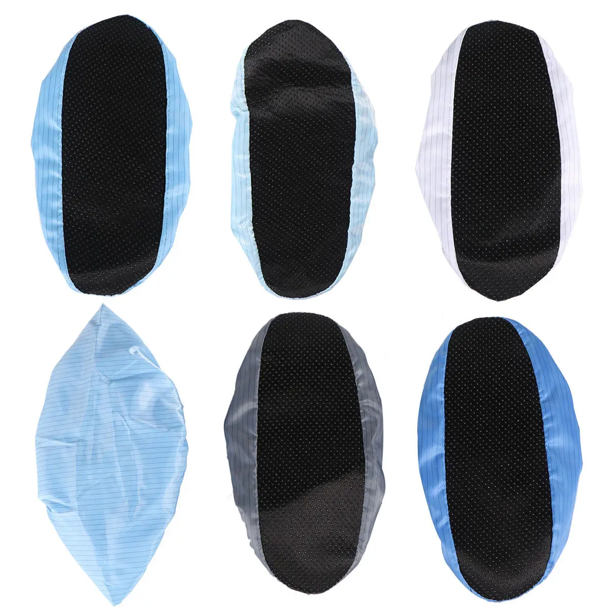 

6Pairs Static-Free Reusable Shoe Covers Thick Anti-Static Non-Slip Foot Cover for Lab Workshop Home Anti-Static Shoe Cover