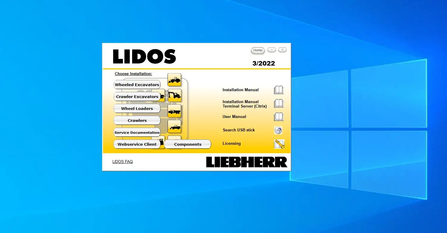 SpecDiag Liebherr Lidos 2022 All Parts & Service Complete Set Offline+HDD ( You Can Select Take Keygen)