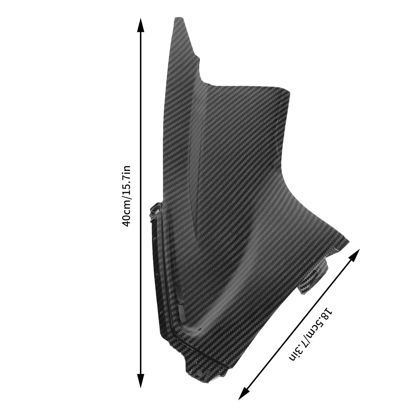 Pair Carbon Style Side Duct Fairing Insert Part Fit for Yamaha YZF R6 2003-2005