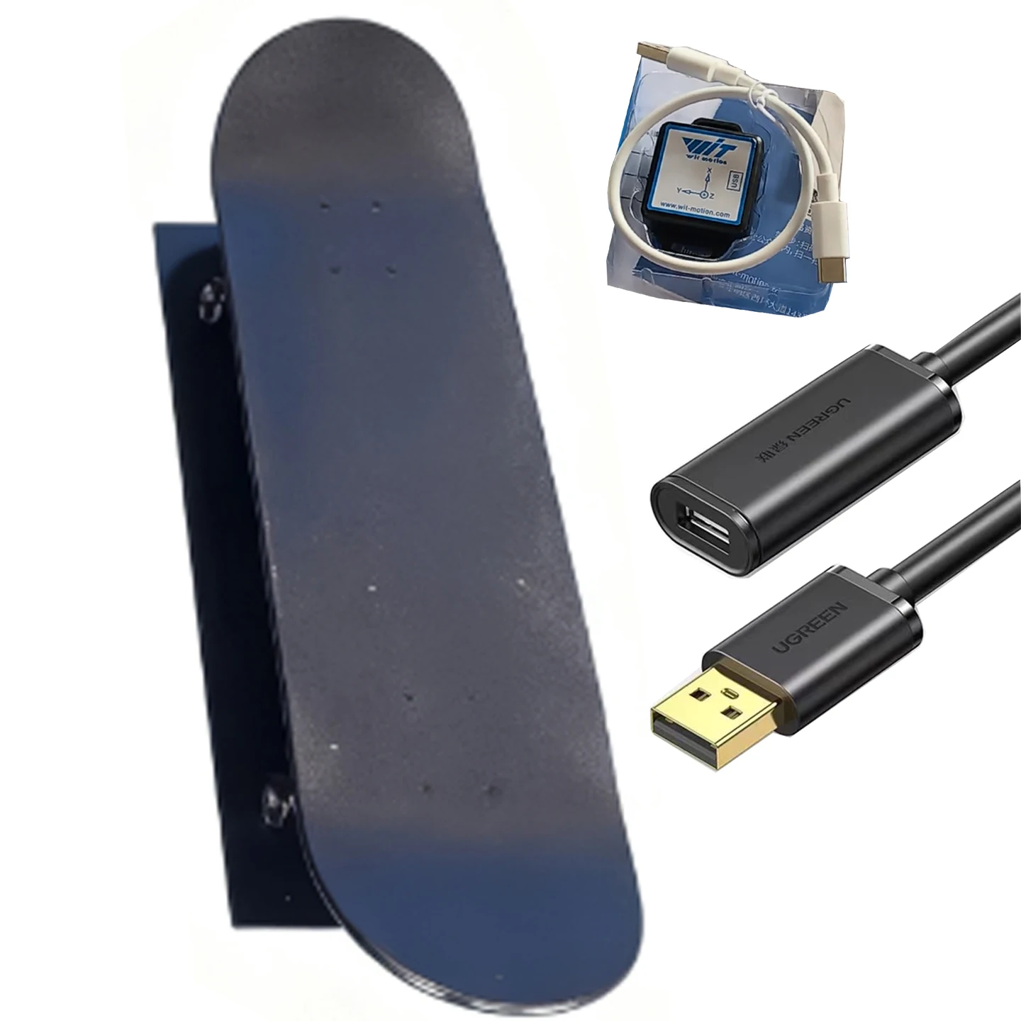 Simulazione di skateboard Tavola da surf Giroscopio Sensore angolare Skateboard e base Giochi interattivi Giochi di attività Giochi di carnevale