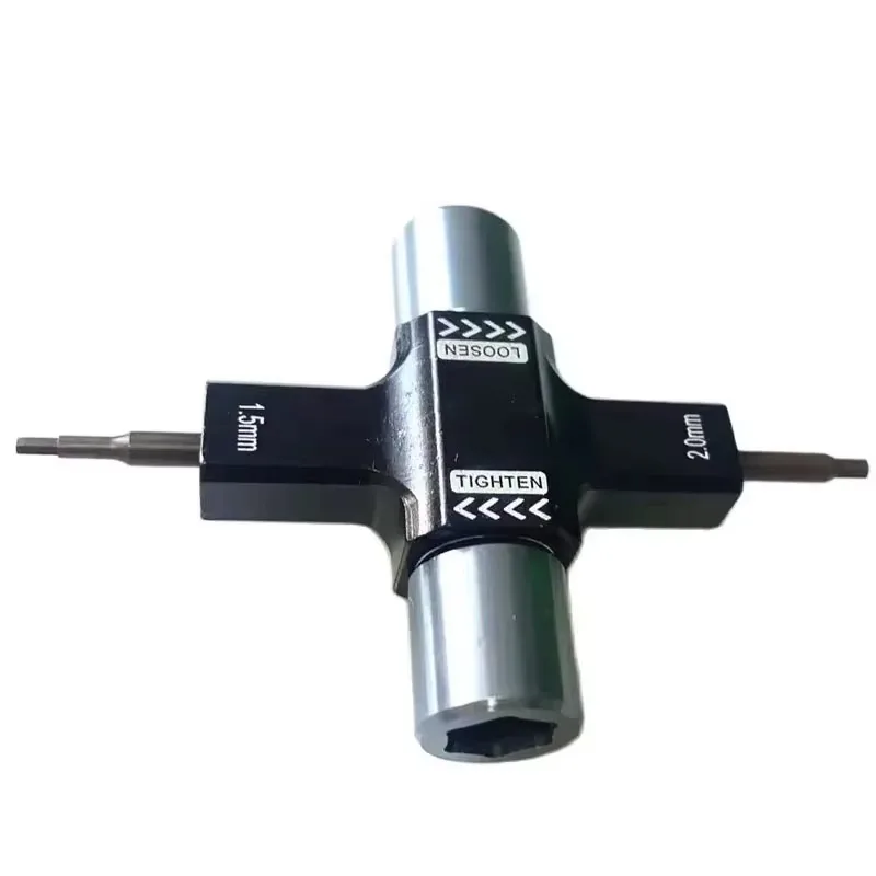

Aircraft model car model multi-function tool M3 M5 motor wrench with bearing quick release sleeve inner hexagonal screwdriver