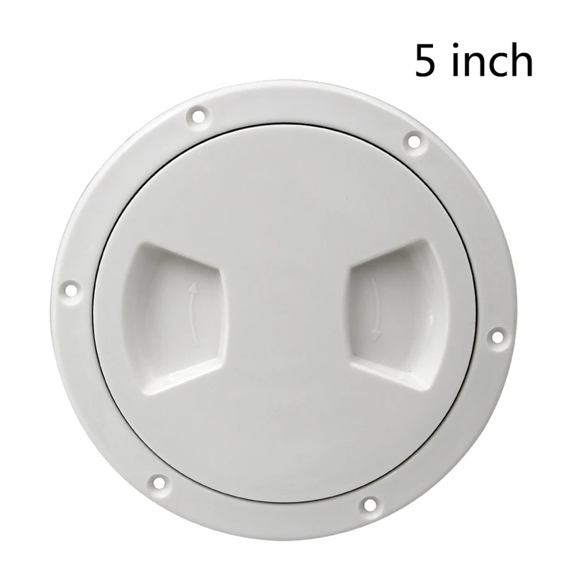 Screw Out Inspection Deck Plate Hatch Marine Boat Yacht Detachable Cover Abs-5 Inch