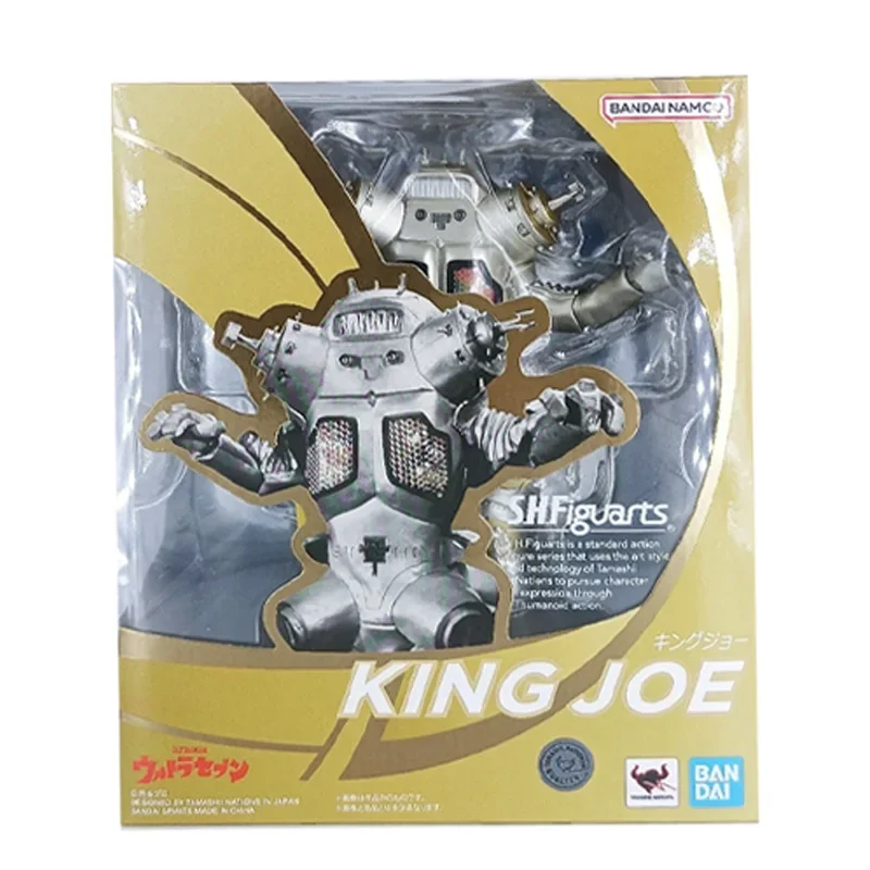 Bandai-Ultra Seven King Joe Action Figure Toys for Boy, SHF Anime, original S.H.Figuarts, brinquedos modelo de coleção, brinde para crianças