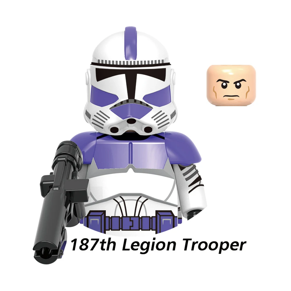 G0122 Clone Troopers Bouwstenen Commandant Cody Rex Hengsthowzer Ravage Jesse De Slechte Batch Bakstenen Elite Team Troopers Speelgoed - afbeelding 1