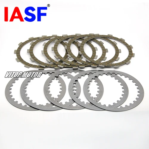 Imagen 1 del producto Discos de Embrague de Acero con Base de Papel IASF para Zongshen ZS177MM NC250 NC 250 250CC ZONGSHEN RX3 ZS250GY KAYO K6 T6 BSE