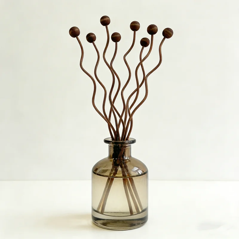20 Stück Diffusor-Stäbchen, Rattanstäbchen, gewellte Rattan-Reed-Duftdiffusor-Nachfüllstäbchen, Ersatz für Büro- und Heimdekoration – Detail 5