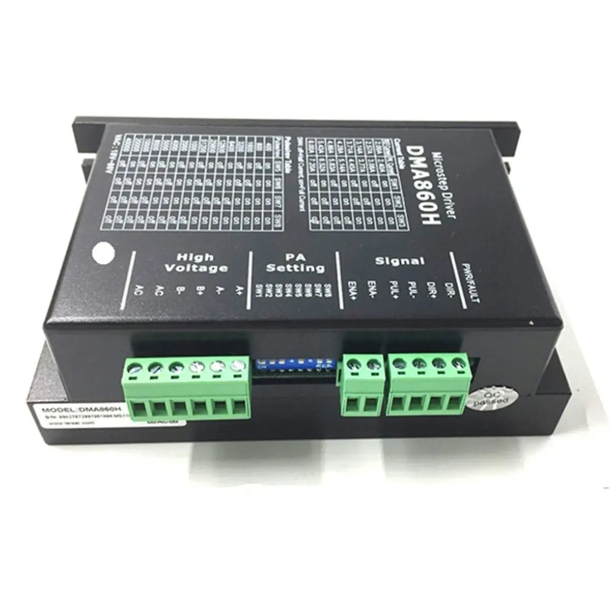 Multi-use Gear DMA860H 2Phase Stepper Driver 18-80VAC for 60 86 110 Stepper Motor Nema23 /34 /42 Stepper Motor Controller