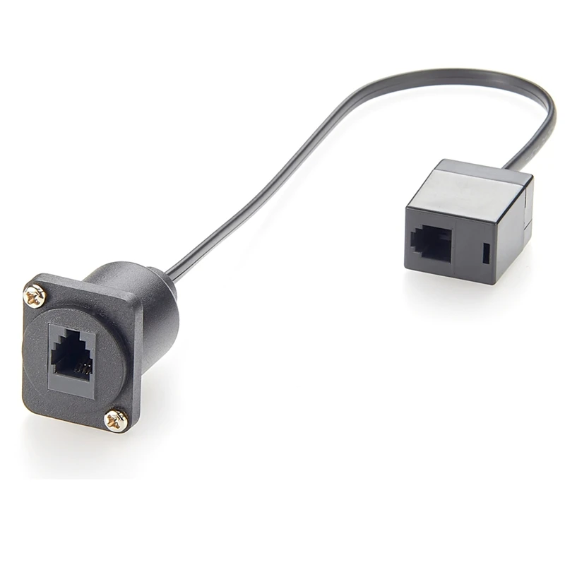 

B03B-XLR Монтаж на панели/D-типа Cat.3 RJ11/RJ9 Кабель 4P4c CAT3 RJ9 Телефонная линия «мама-мама» через разъем