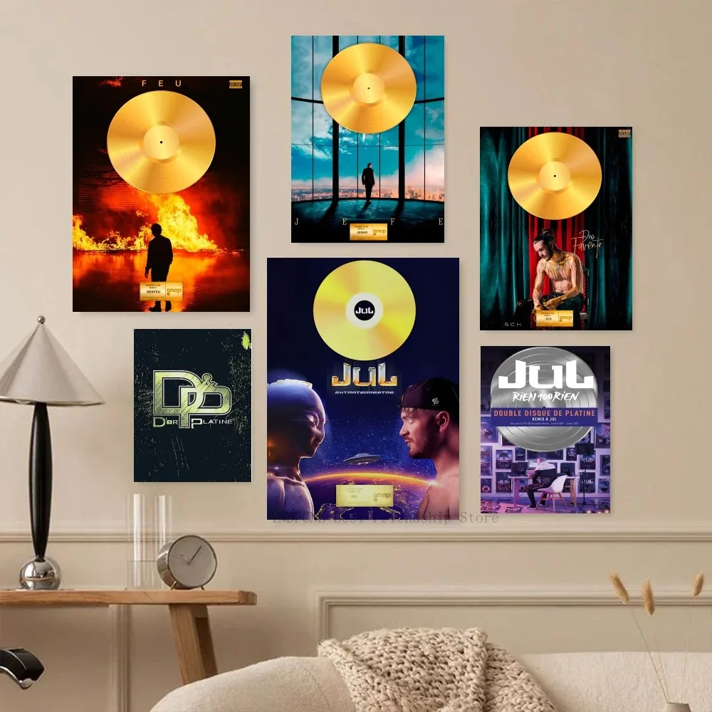 

1PC Rapper J-Jul Album Poster Paper Print Home Living Room Bedroom Entrance Bar Restaurant Cafe Art Painting Decoration