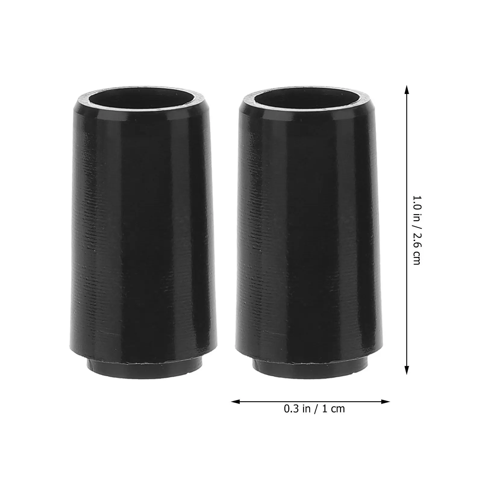 2Pcs Reliable Sleeve Ferrule for 0.355 Inch Golf Club Shaft Ferrule Replacements Ferrules for Irons Anti-Slip Shaft Protection