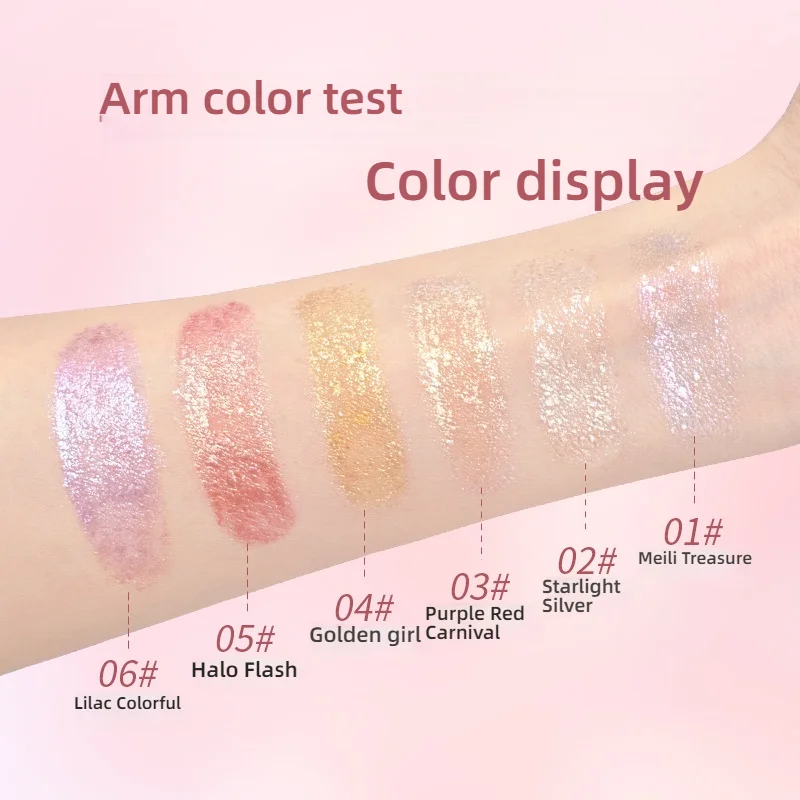 Life Girls Water Jelly Eyeshadow Stick Multi-Color Pearl Shimmer Matte Glitter Long Lasting Easy Apply Makeup Highlighter