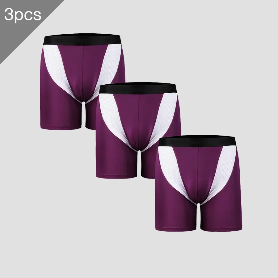 

Sports Panties Men's Anti-Wear Legs Modal Professional Running Fitness Skinny Long Legs Quick-Drying Extended boxers