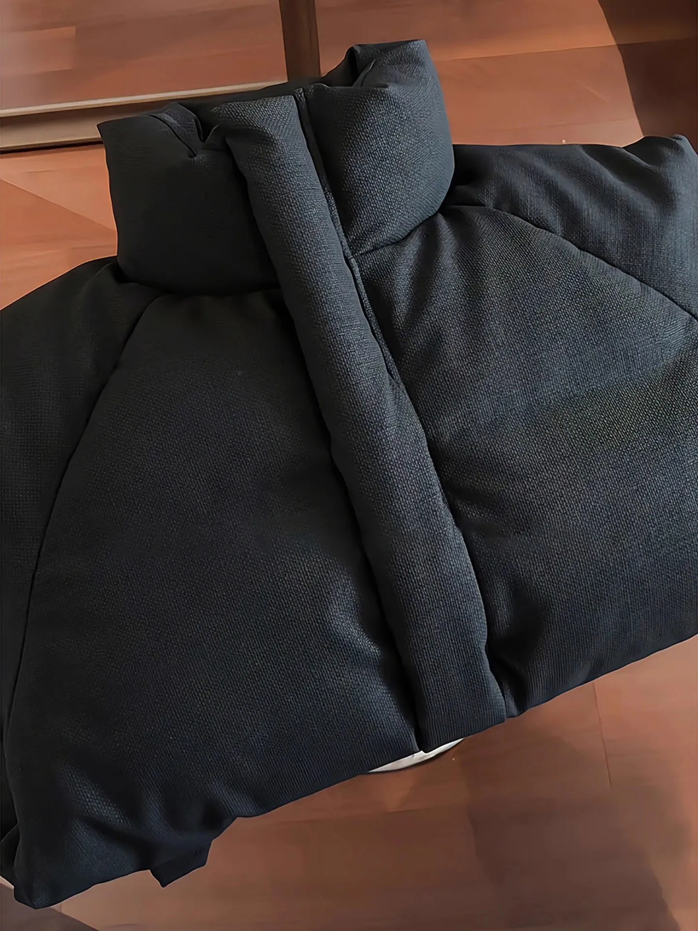 

Bla ort Tee-Proof down Cotton Jaet Men's Winter American Canvas Leather Warmth Outerwear High-End Baked Goods Coat