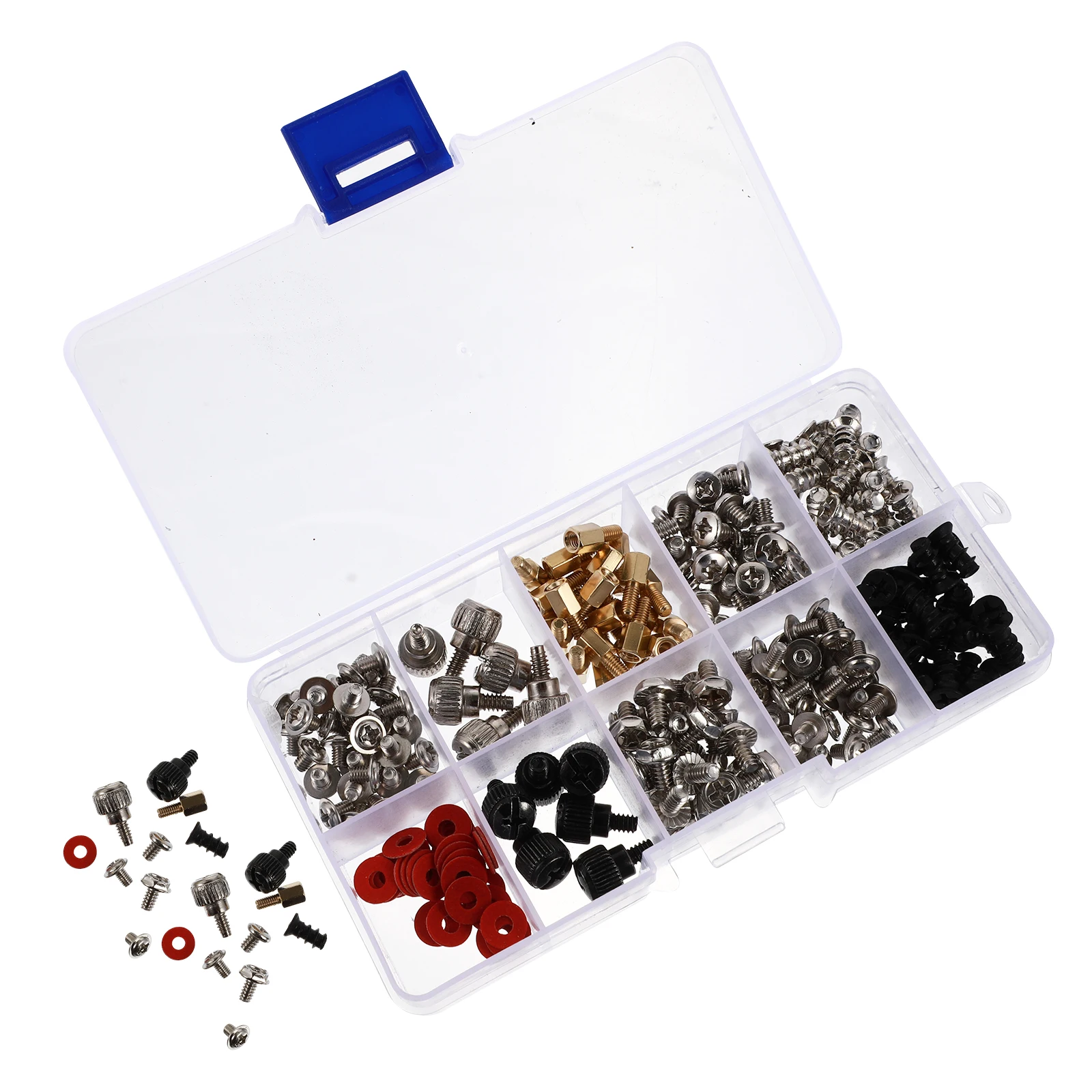 

228 Pcs Screws Steel Screw Laptop Replacement Screw Set Standoffs Assortment Kit DIY Hardware Accessories