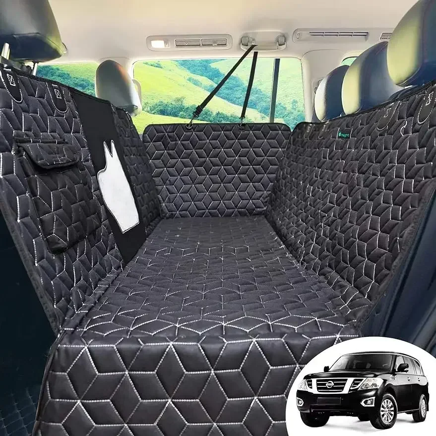 Dog Seat Covers for SUV Back Seat,100%Waterproof Dog Hammock for SUV,600D Heavy Durable Backseat Cover for Dogs,Pet Car Seat