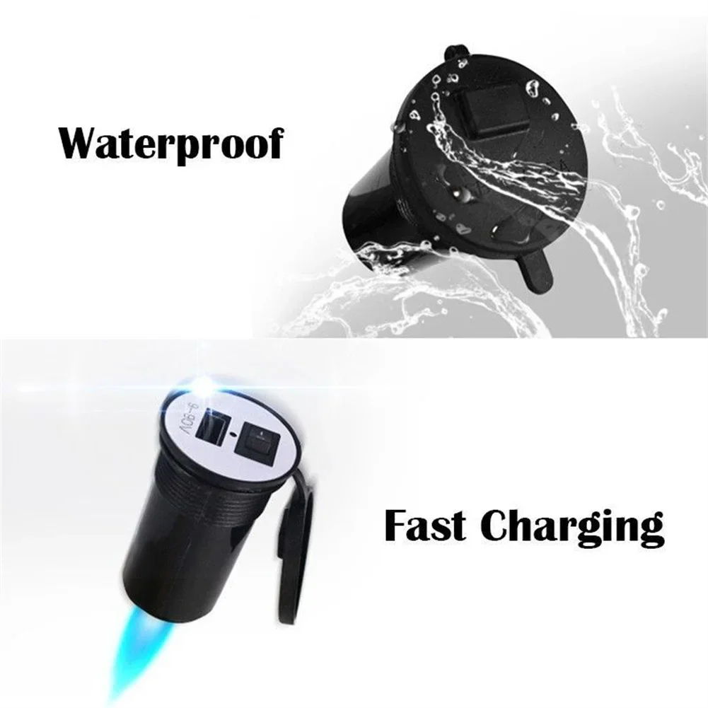 

12V USB Motorcycle Phone Charger Mobile Phone Charger Uni Versal 2024 Hot Sale Brand New And High Quality Discount