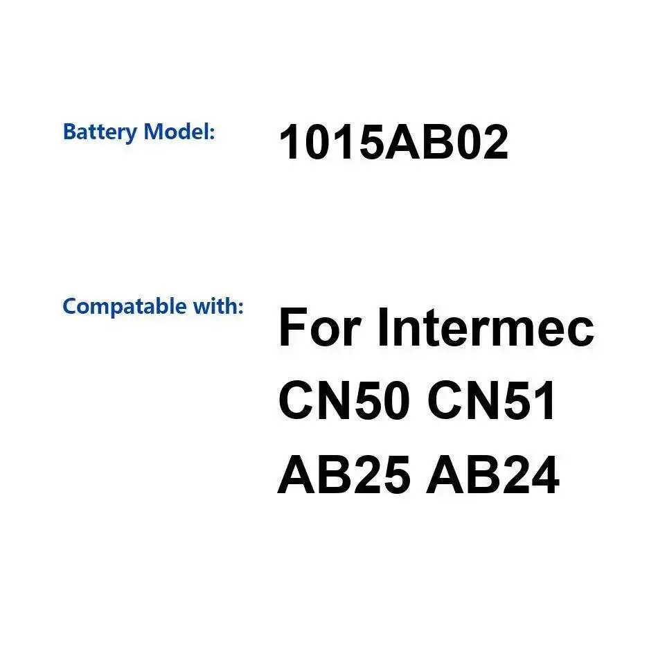 

High-Efficiency For Intermec CN50 CN51 AB25 AB24 1015AB02 Handheld Scanner Battery 4600Mah Long-Lasting Performance